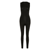 Women Elastic Hight Casual Fitness Rompers