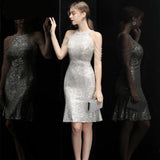 Shoulder Beaded Evening Dress - Kynaz 10.0 Fashion