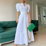 Spring Solid Elegant Women Dress - Kynaz 10.0 Fashion