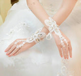 Fingerless Lace Bridal Gloves - Kynaz 10.0 Fashion